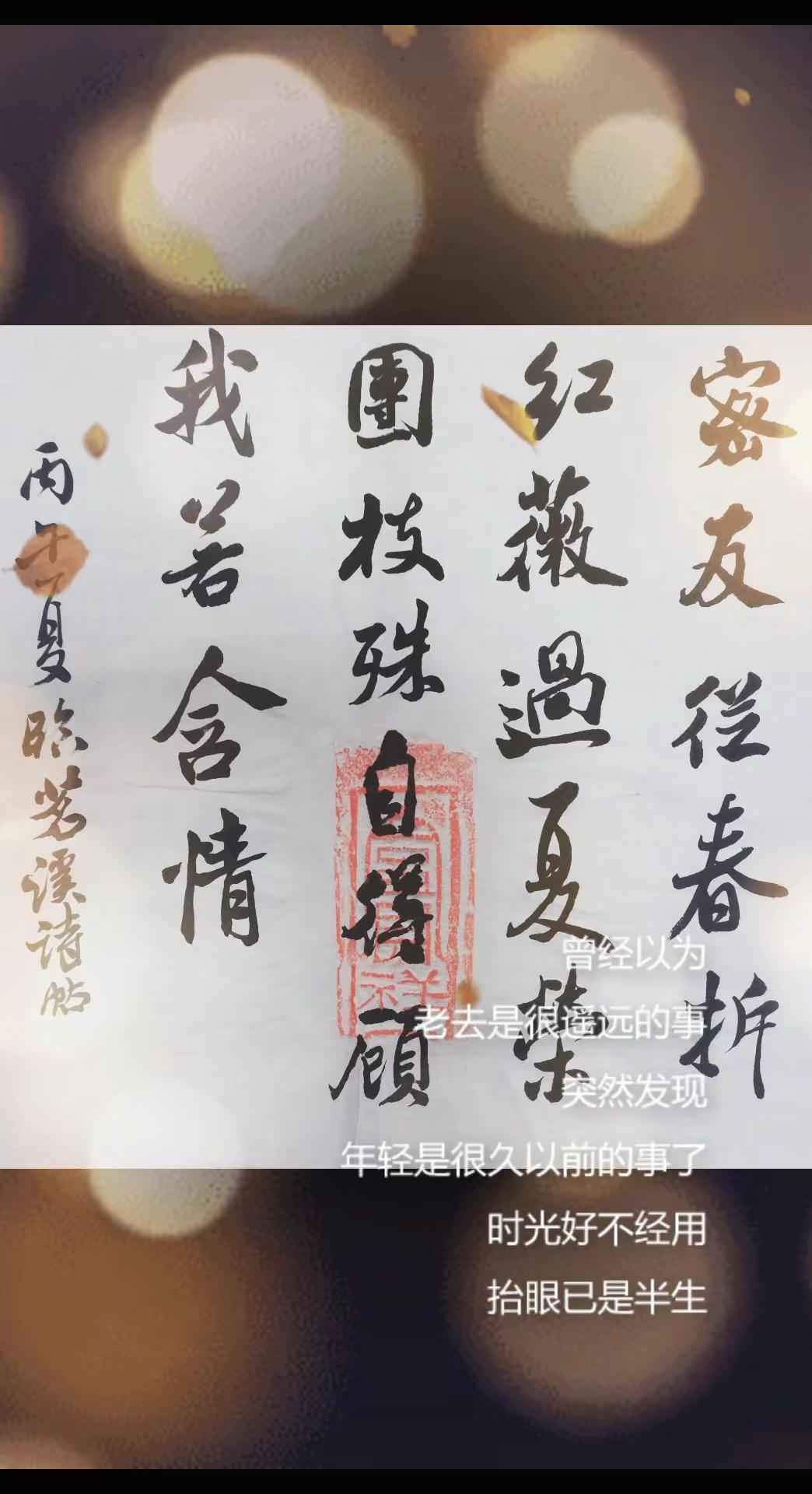 临写米芾《苕溪诗帖》傳承書法