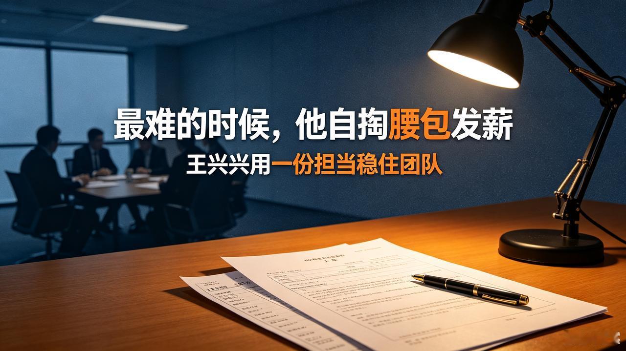 王兴兴曾用自己积蓄发薪
 
创业的道路布满坎坷，每一家企业的成长，都免不了经历低