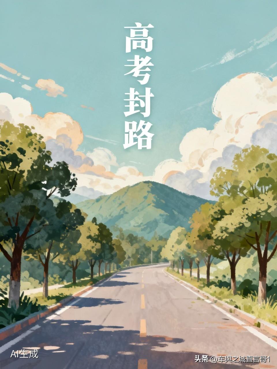 封路了，我还以为又有大人物要来，而且这一封就是三天。一问才知道是高考。高考就非得
