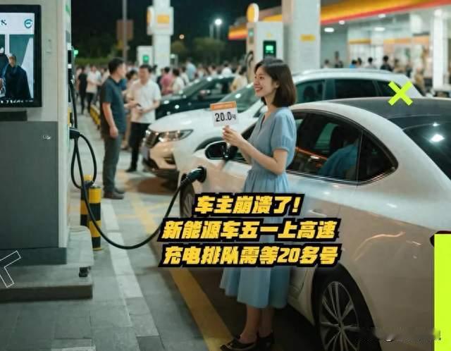 高速超充一到节假日就“掉链子”别再怪车了，真正的原因扎心了！