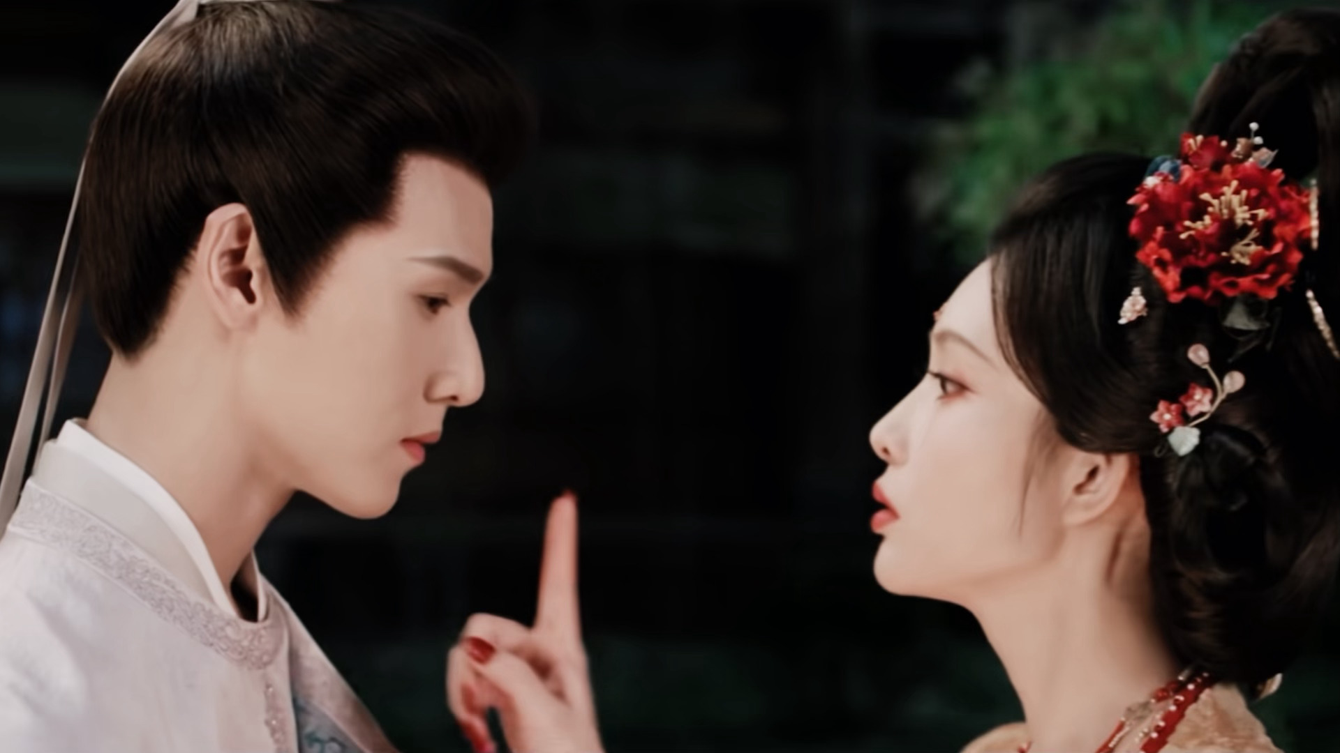 看这两张脸几百遍都觉得新鲜且心动💞 尚公主曳影夜话版预告鹅厂2026大剧片单 