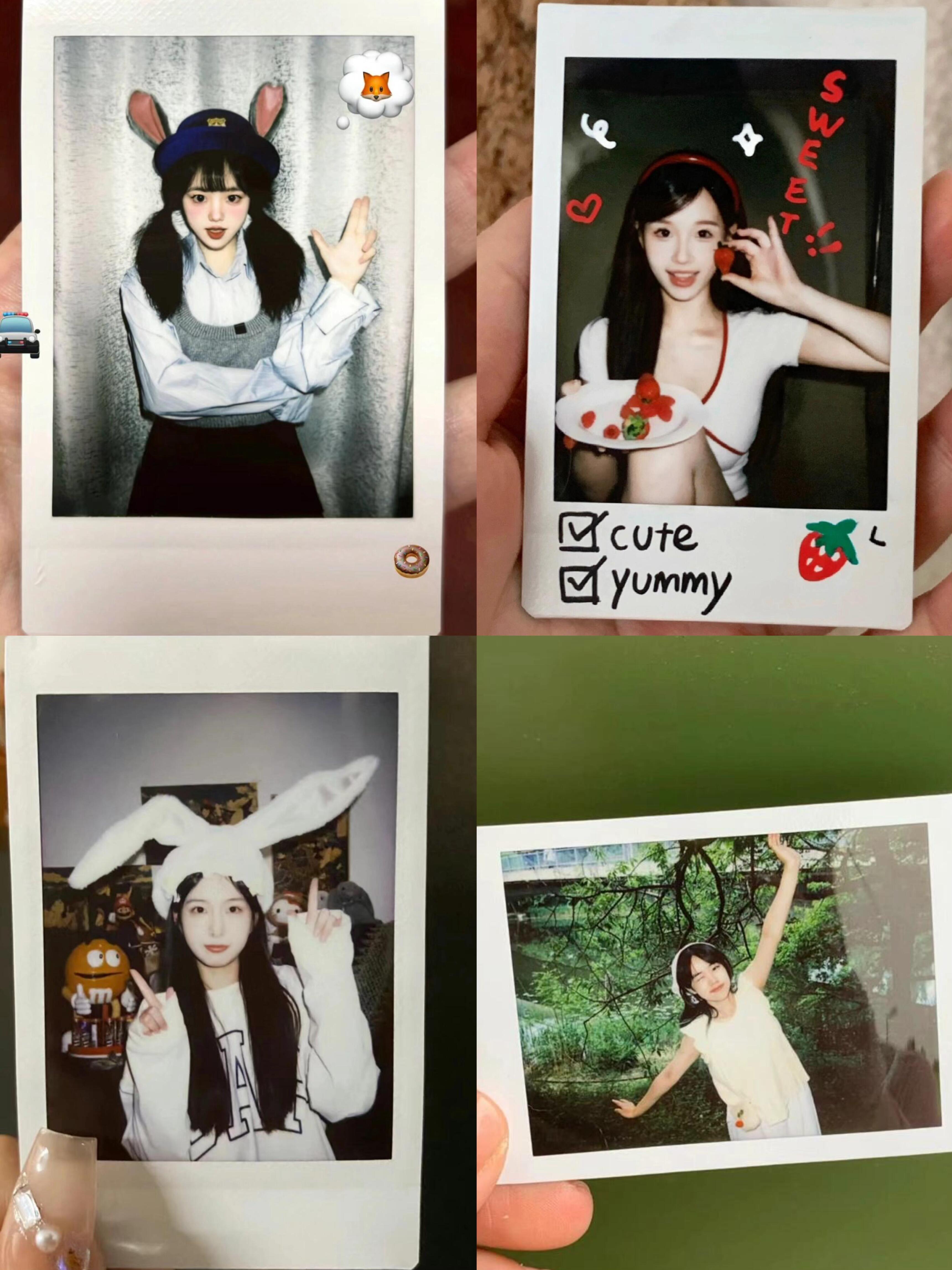 存一些万能拍立得拍照姿势📷！ ​​​