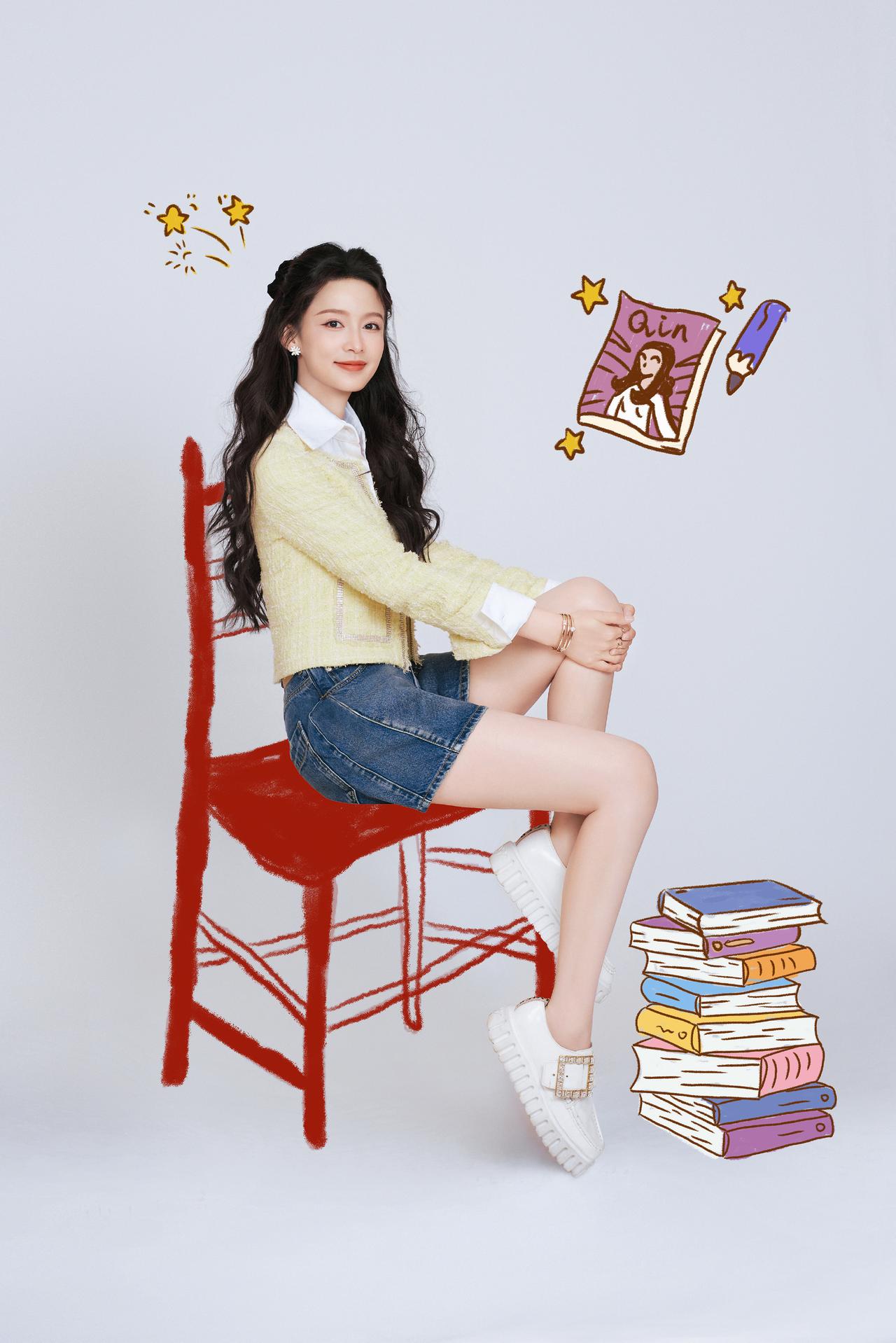 青春活力，超萌的甜妹沁沁[飞吻]
李沁 娱乐