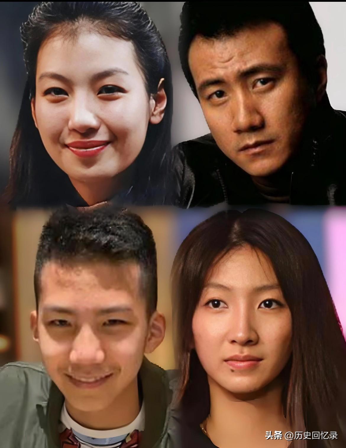 胡军一家｜硬汉柔情，四口圆满
儿子颜值比爸妈低
女儿颜值比爸妈高
女儿不仅颜值高