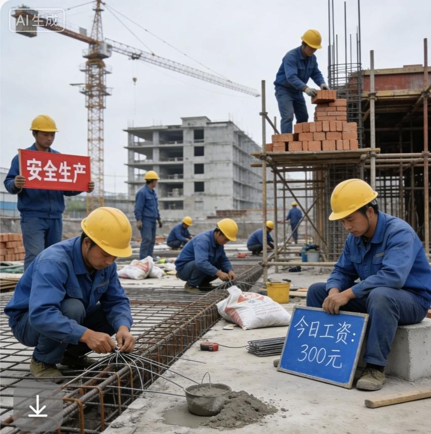 2026年的工地上没有了往日的热闹，多了几份安静与现实。
走进工地，一眼望去，那