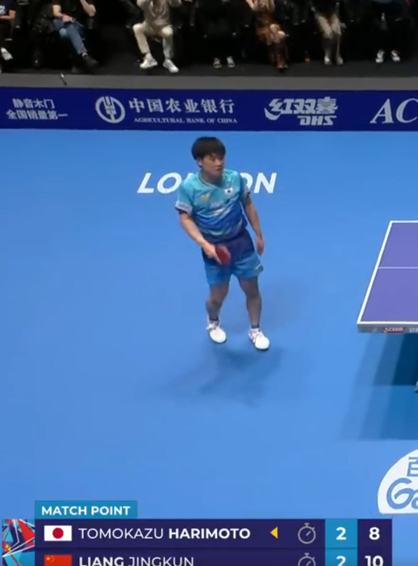 🔻这人不是很会叫暂停吗？🔻今天怎么叫了也得不到分了？梁靖崑vs张本智和中国男