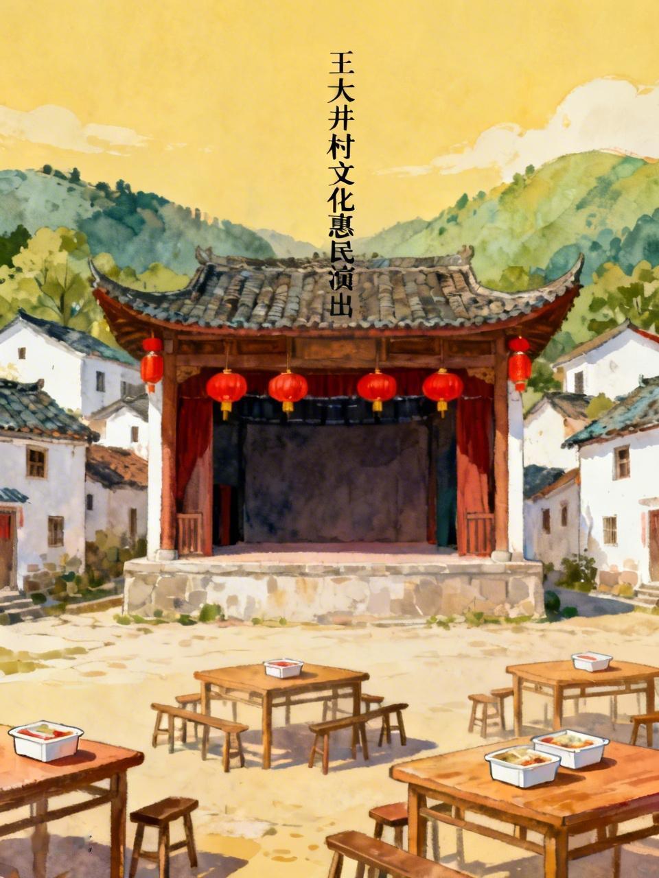 这企业家太牛了！自己掏50万请剧团到王大井村演六天戏，还免费给看戏的人供餐，就冲