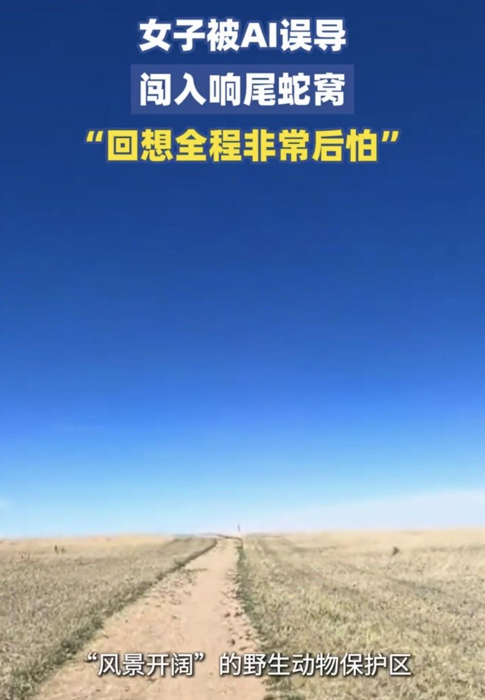“回想全程很后怕”！中国一女子旅居美国，因对当地不熟悉，便让AI为其推荐一个徒步