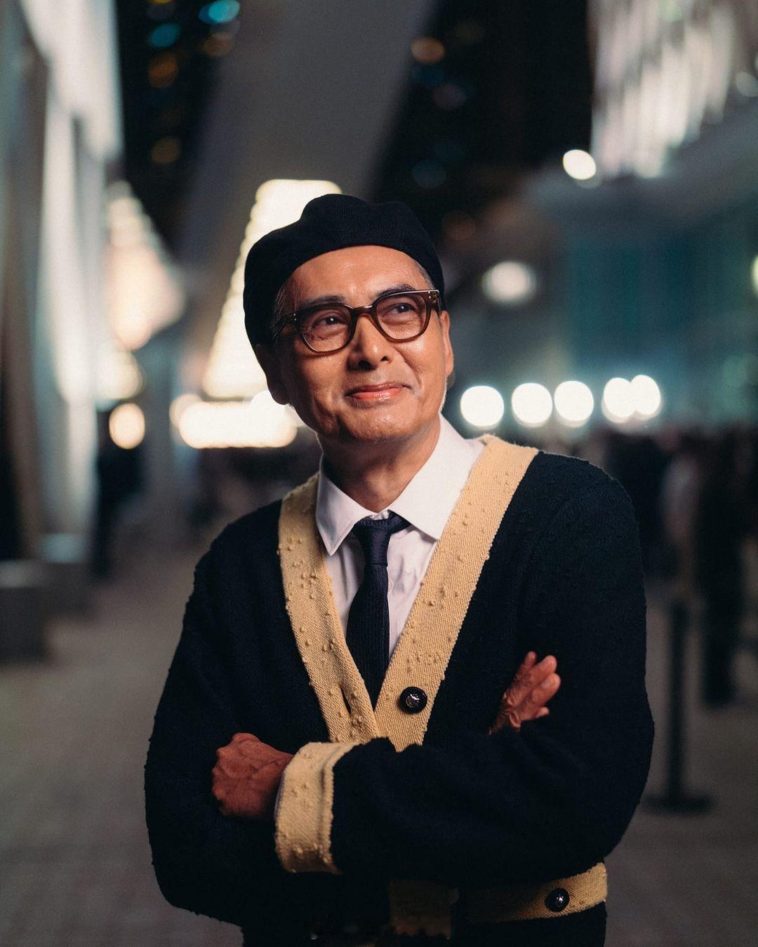 香港香奈儿 CHANEL 活动，请了很多明星助阵。周润发发哥带发嫂出席，和蔼而气