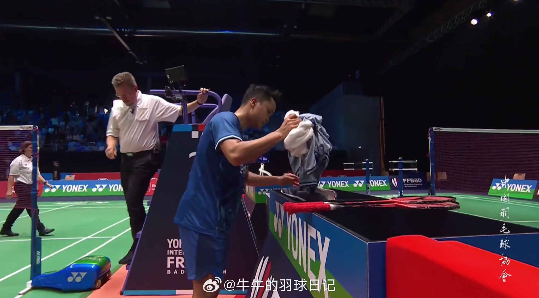 2025年法国羽毛球公开赛 戚又仁 14-21 25-23 21-15 金廷热点