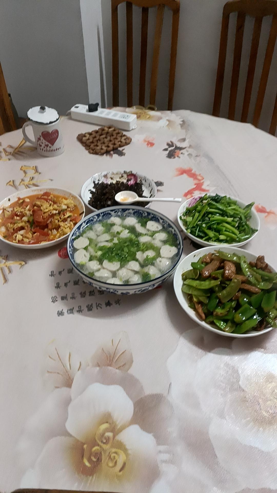 好饭好菜啊，幸福