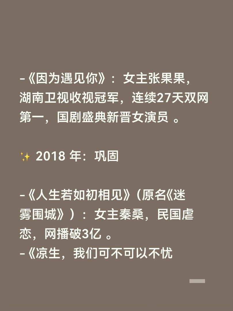 孙怡电视剧，导演们，她才32，还是得她啊😫当年可喜欢看十五年等待候鸟了，感觉结