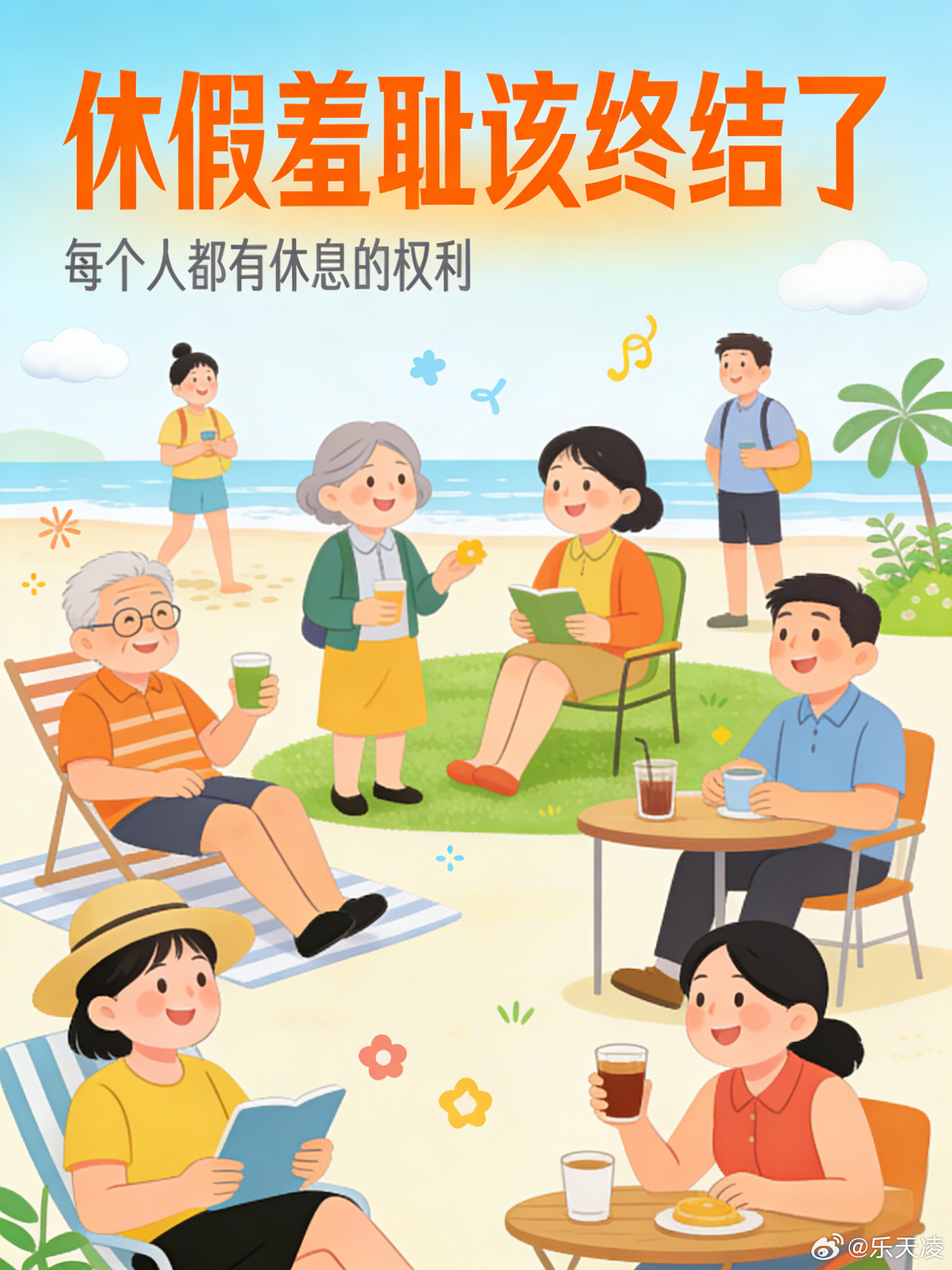 休假羞耻该终结了  别再把无休当奉献，把加班当靠谱。真正的敬业从不是透支自己，休