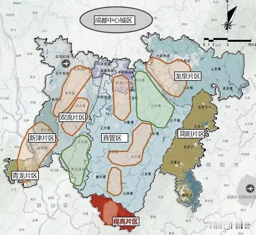 视高是正宗的四川天府新区