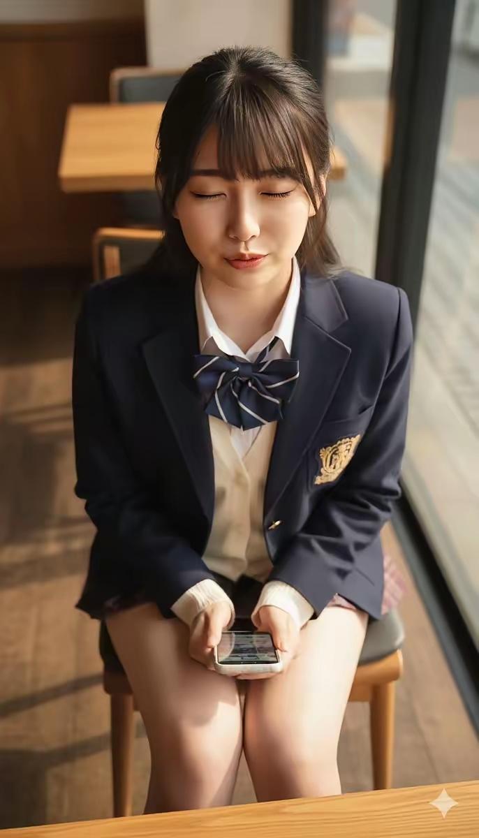 校园少女心：校服、蝴蝶结、阳光下的美好时光