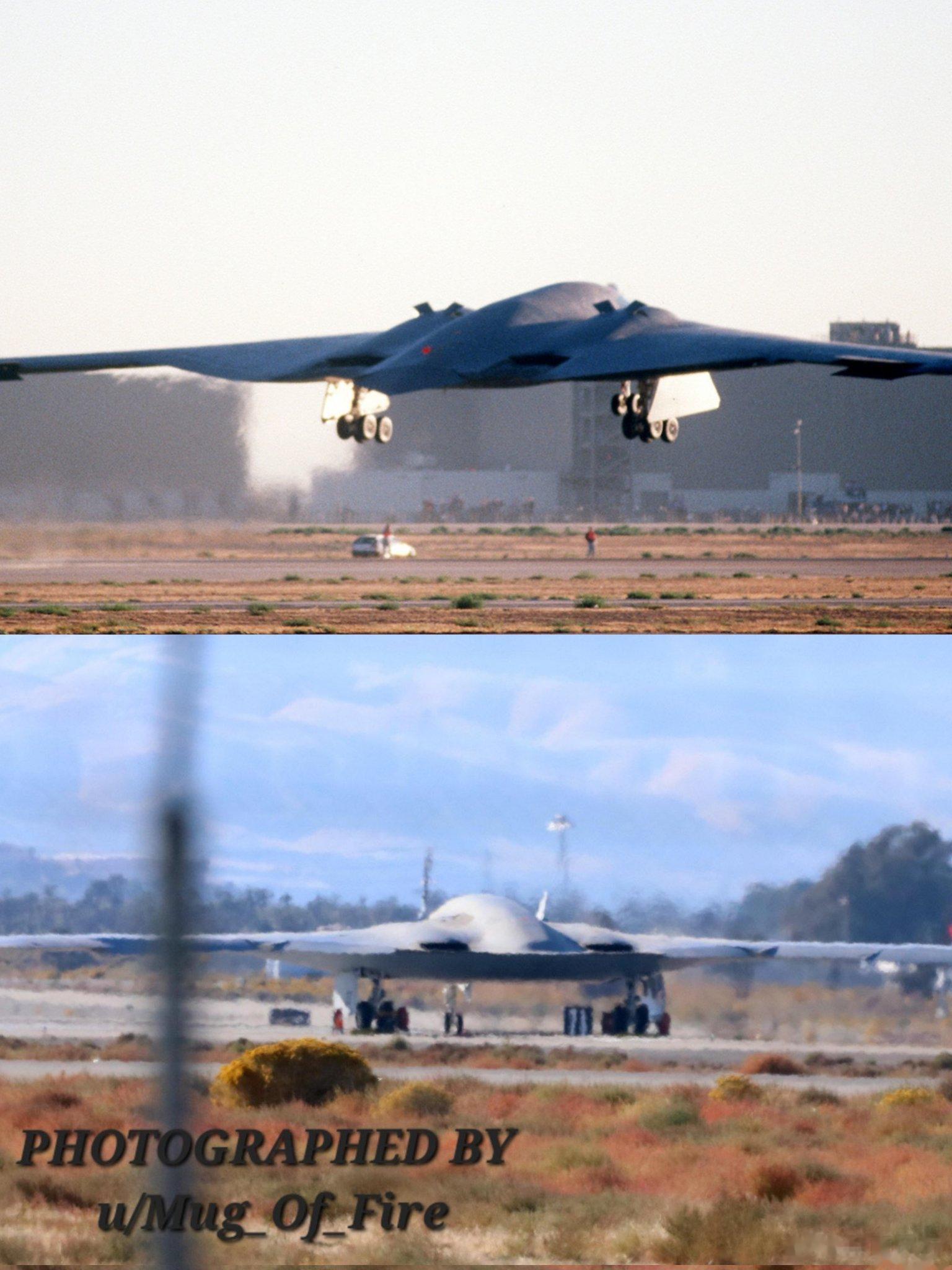 B-2和B-21屁股对比#武器装备[超话]##航空[超话]# ​​​