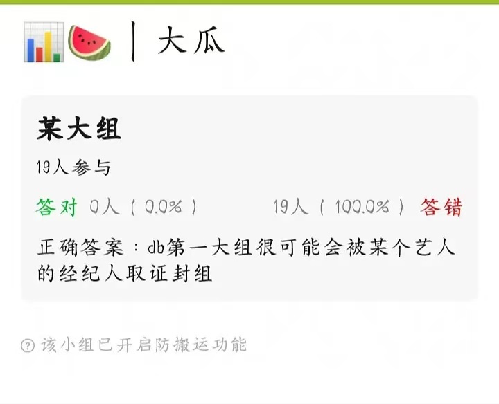 曝豆瓣第一大组可能会被取证封组豆瓣第一大组可能会被某个艺人经纪人取证封组😧