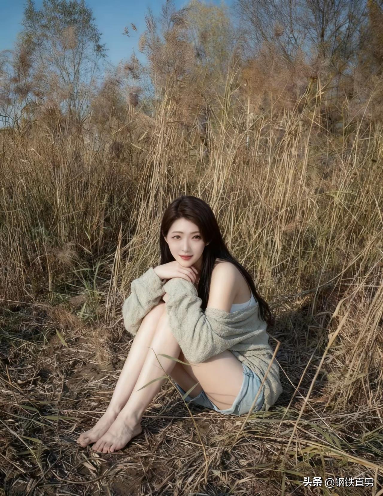 野外发现一个极品美女