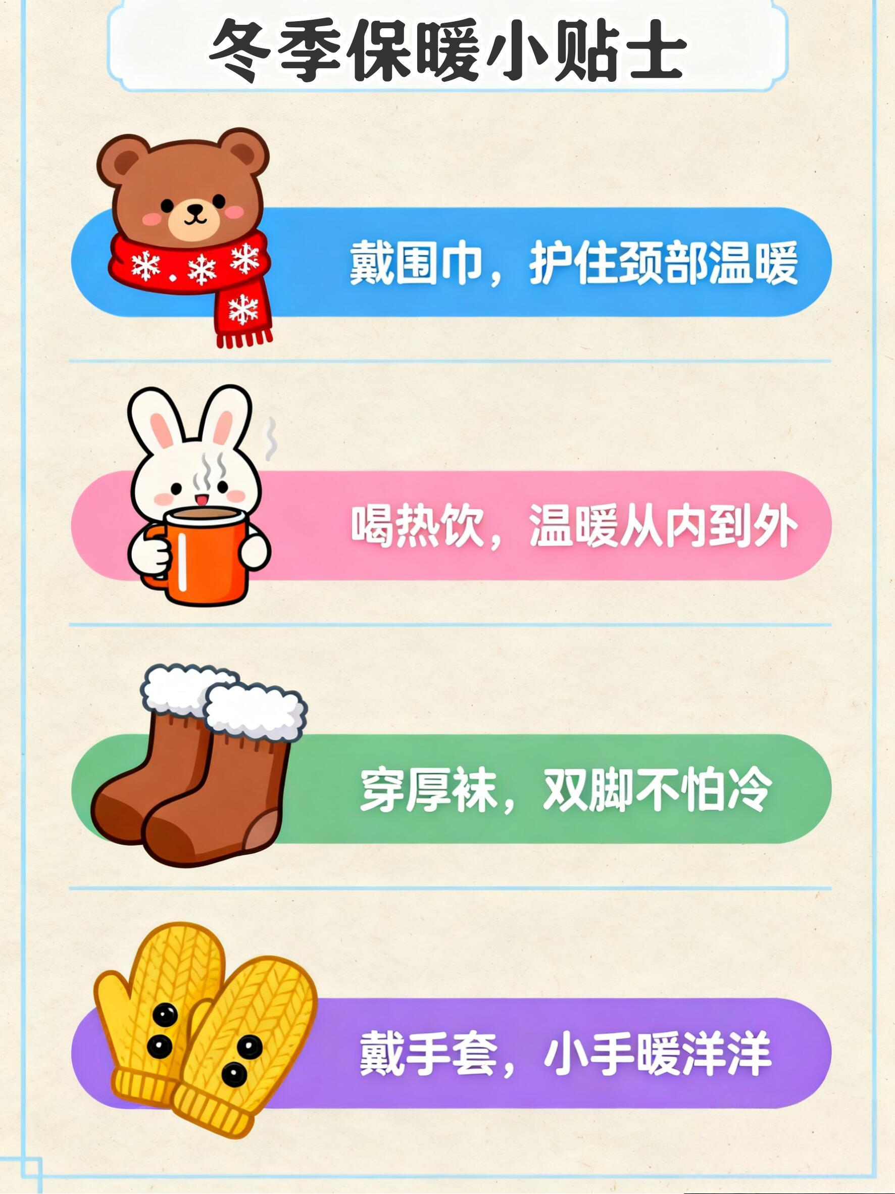 ❄️冬季保暖小贴士，这些你都知道吗？.