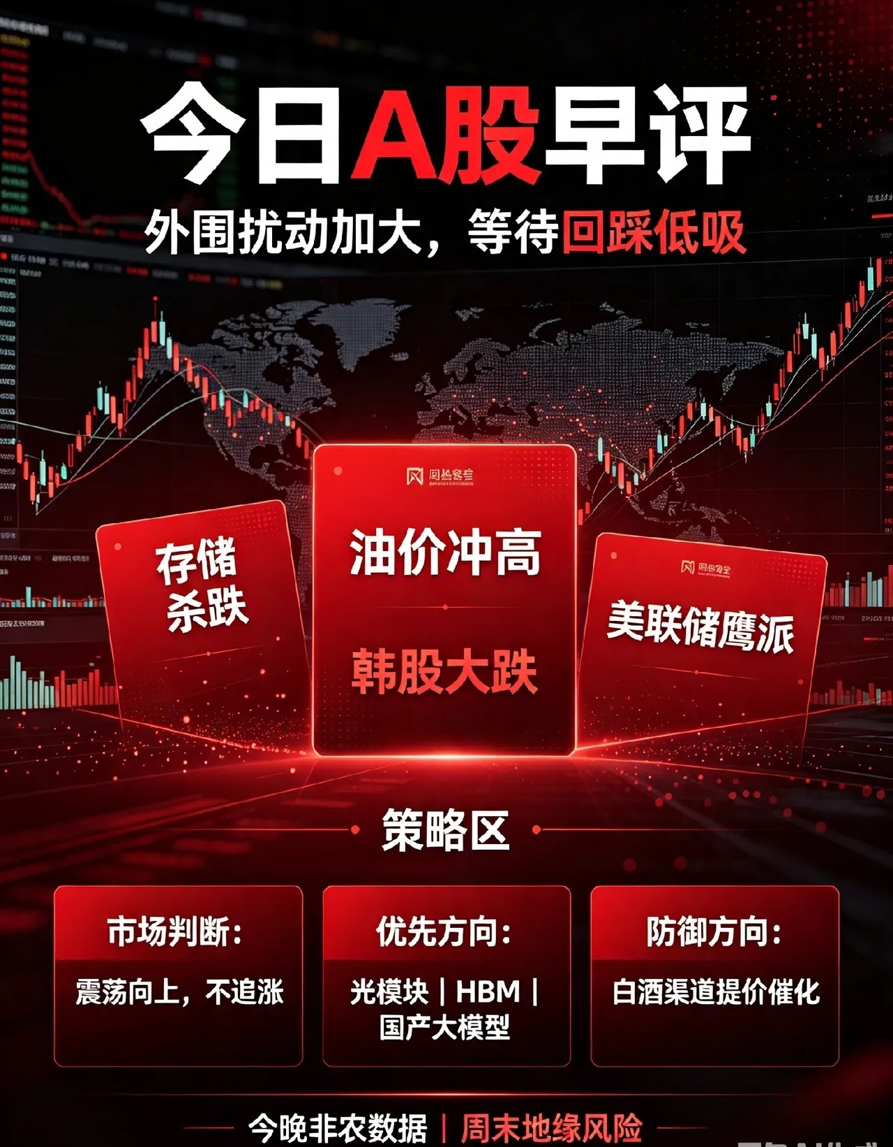 道指终结5连涨，今天A股注意2件事!一、大事发生①美股存储链大幅杀跌，西部数据、