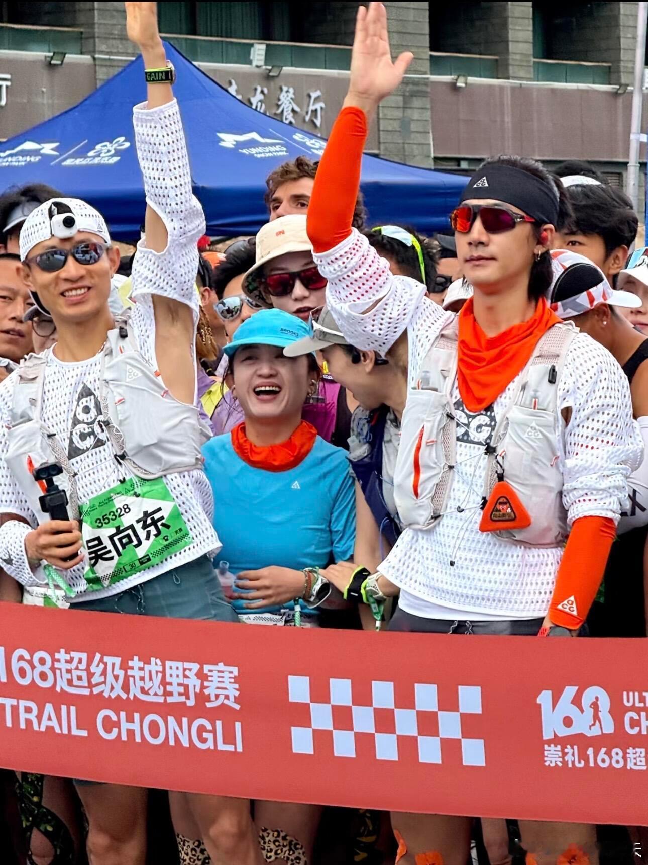 此沙真的是山系男吧网友跑步又偶遇此沙了三十公里越野赛程从容应对，赛场内外都能碰到
