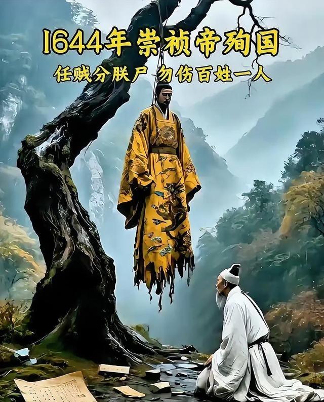 崇祯吊死在煤山后，太监王承恩把他身上的龙袍扒下来，披在自己身上自缢，目的只有一个
