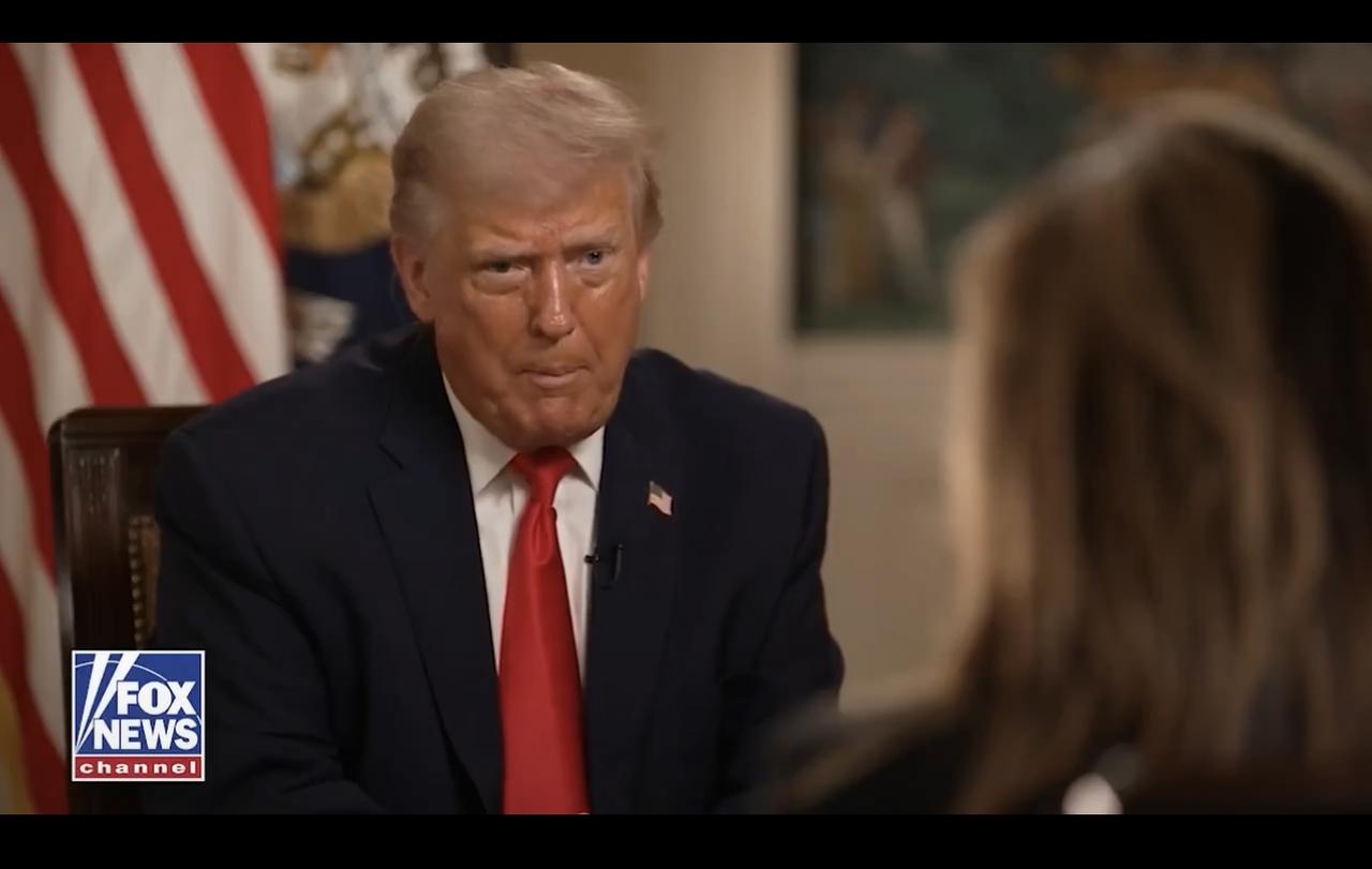 美国总统唐纳德·J·特朗普在周二与福克斯新闻拍摄的一段尚未发布的采访中谈到了结束