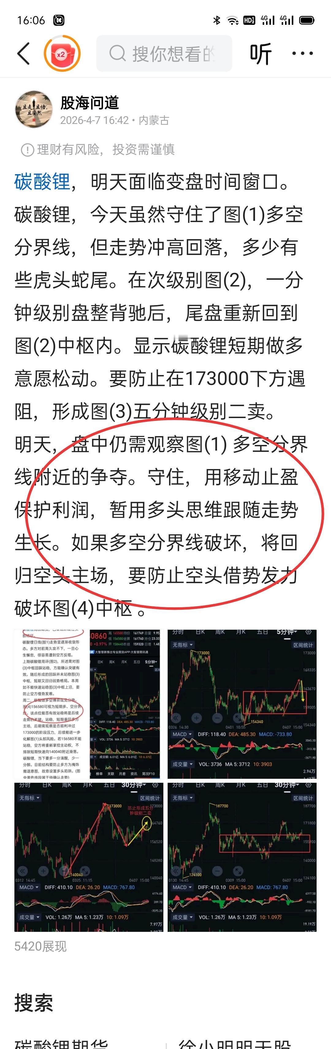 碳酸锂，明天或意外哪个先来。             碳酸锂，明天可能面临量变到
