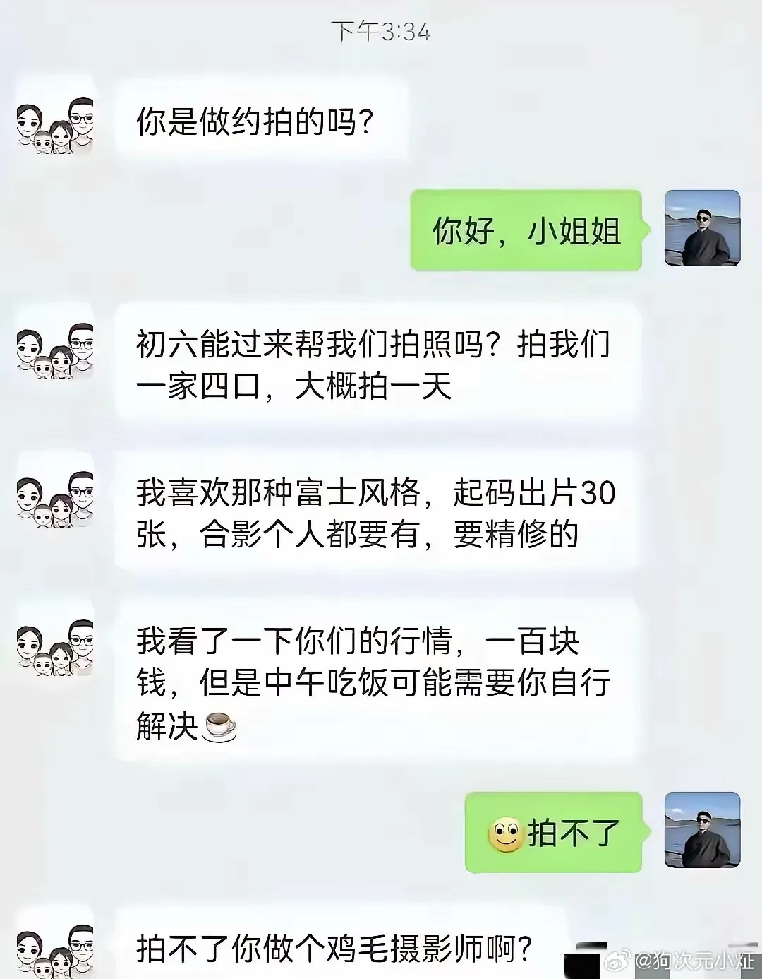 符合我对头像的刻板印象 ​​​