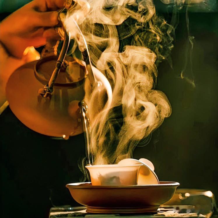 《茶味偈·偈颂体》
沸汤试芽初意难，苦尽方知味甘。千转沉浮烟敛处，茶魂自现玉光寒