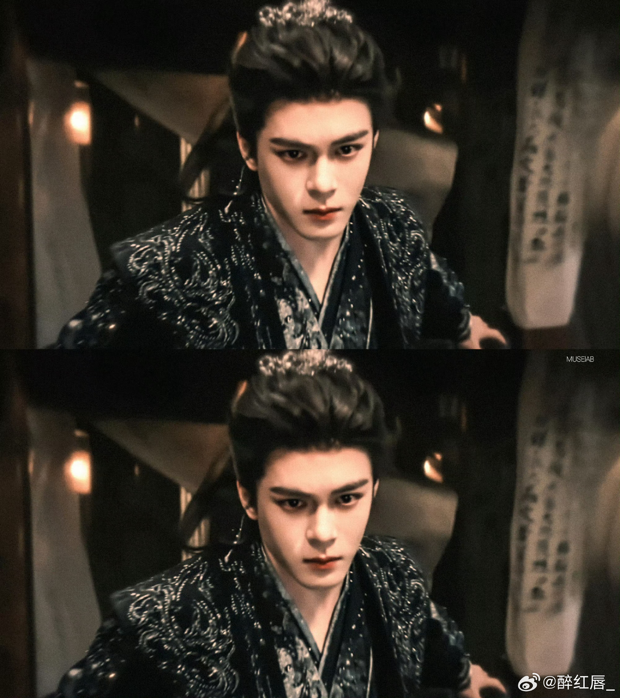 曾舜晞月鳞绮纪出场镜头背负龙族灭族血仇，曾舜晞武拾光一袭白衣翩然立在洛安城头，风