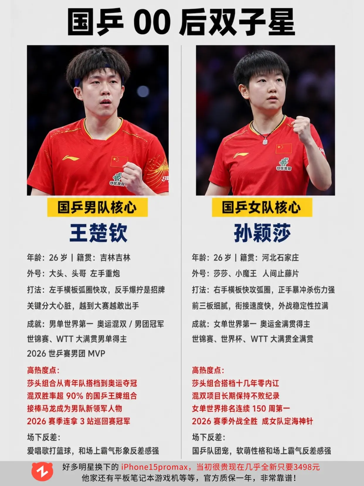 00 后双子星称霸，国乒新王时代来了吗？