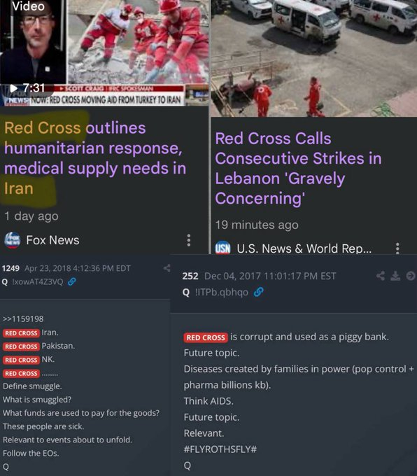 特朗普肯定是在试图告诉我们一些事情。他一提到红十字会，我的耳朵就立刻竖起来了。红