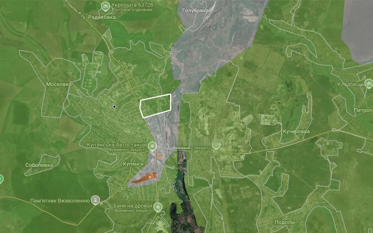 19日电：又清理一块：图2。乌军恢复对库皮扬斯克市立医院的控制。
Stormap
