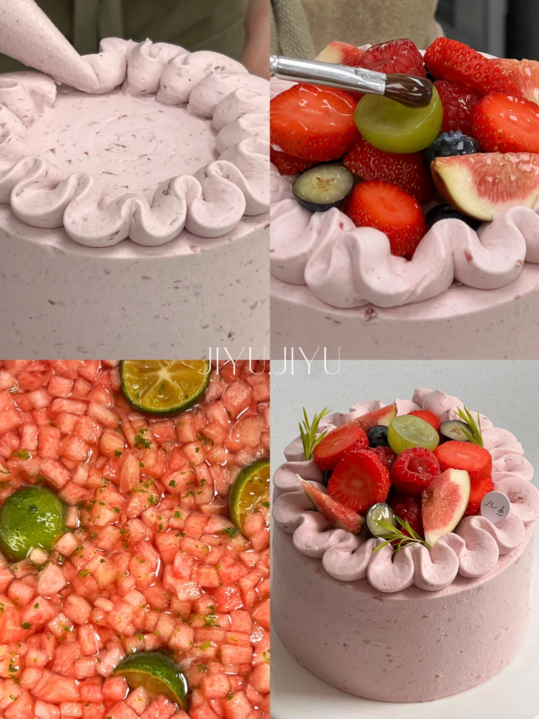 几鱼蛋糕｜玫瑰蜜桃啵啵口味蛋糕 四季经典⑸ 玫瑰与桃子的故事♥️抓住蜜...