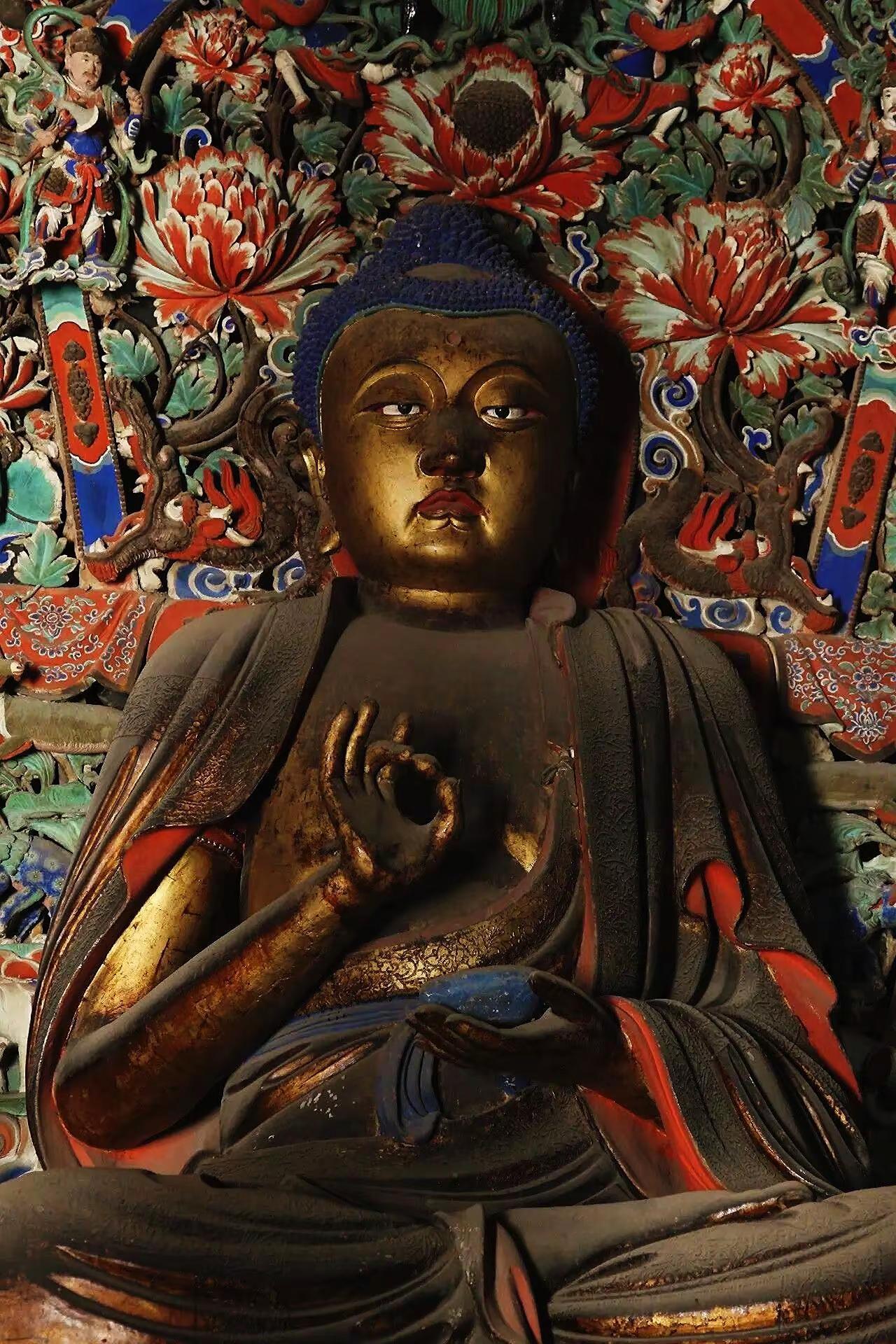 阳高云林寺药师佛🌹🌹🌹。山西大同 云林寺 古代造像艺术