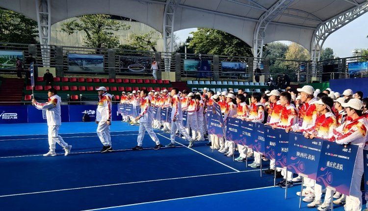 第20届全国新闻界网球大赛在泸州开赛