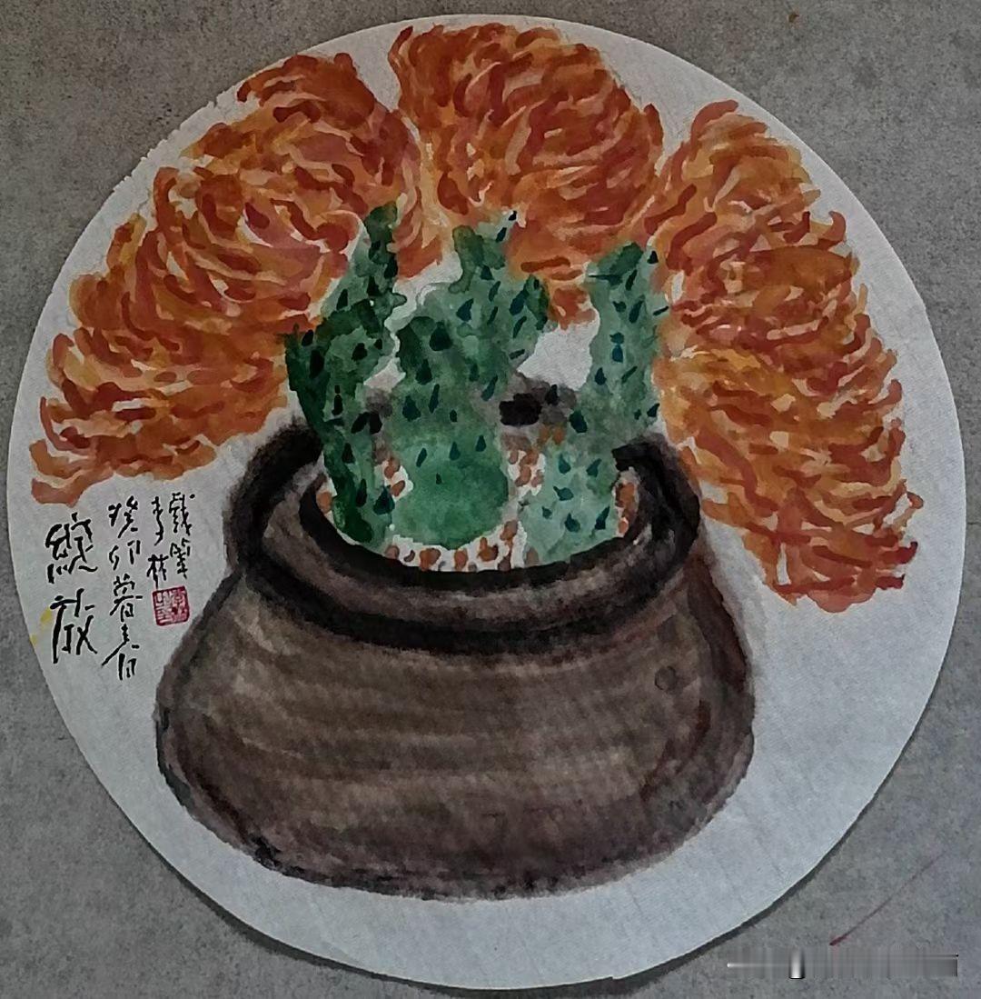 《西安李林绘画：绽放》