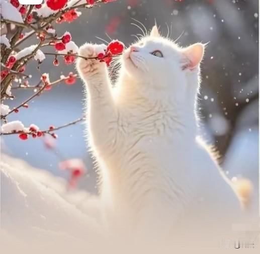 巧对红梅联，雅趣满庭芳
 
“雪覆红梅点点娇”一句，以雪景衬梅艳，炼字精巧、意境