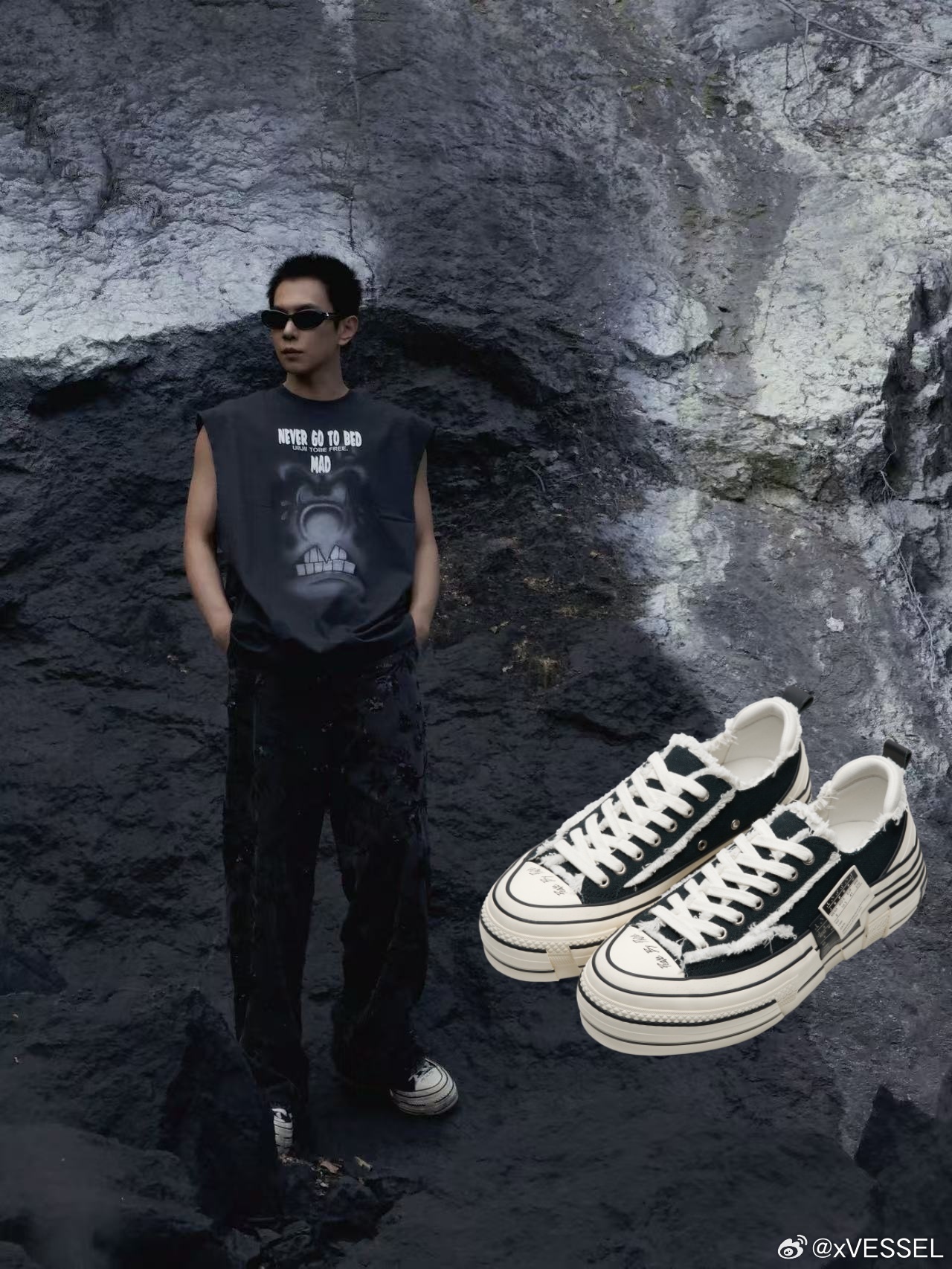 冯建宇这个肌肉线条💪谁不迷糊啊  在po文中：上脚【xVESSEL Doubl
