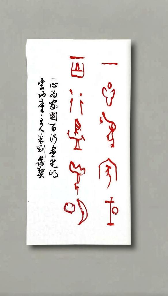 米刚甲骨文作品