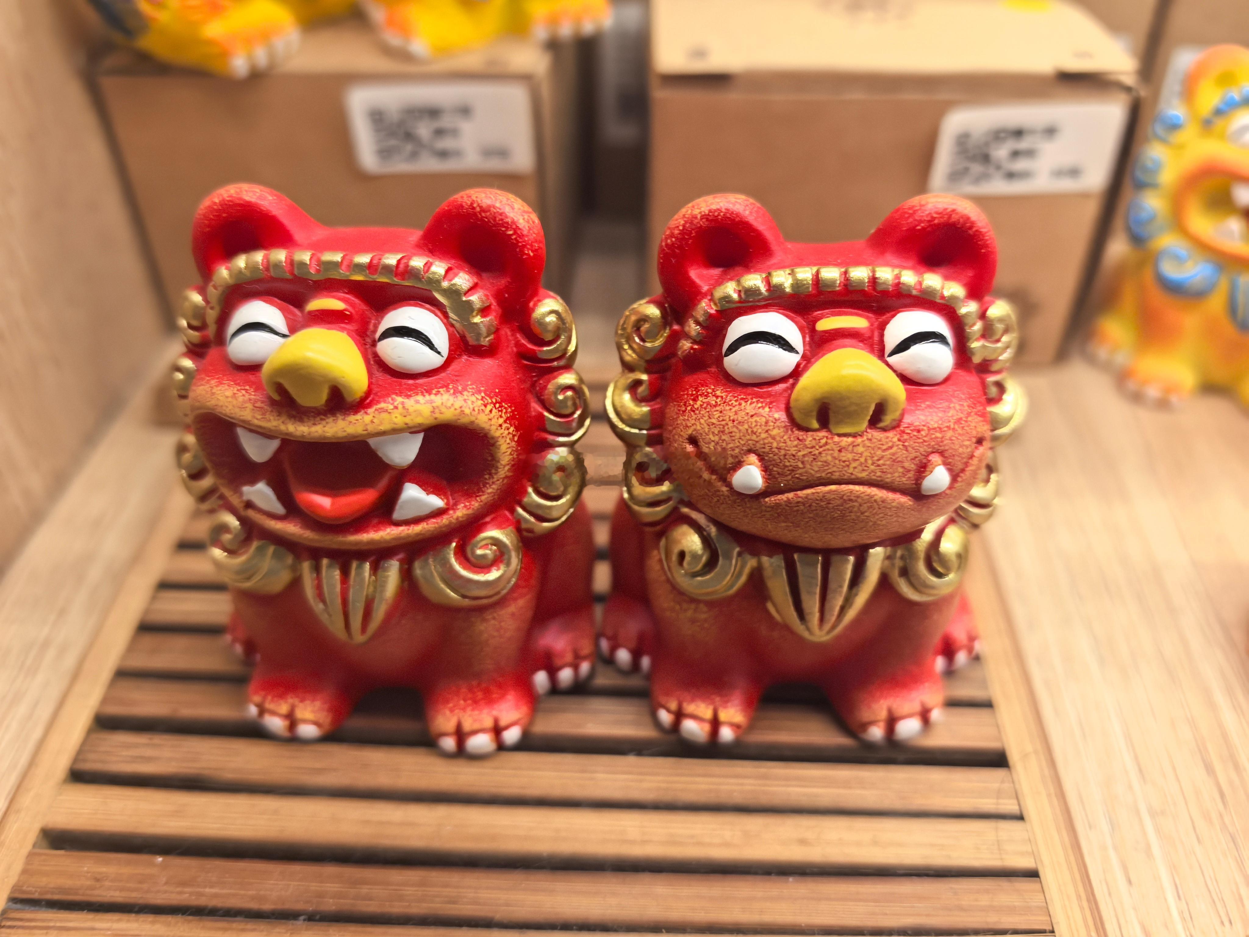 准备在房门口搞一对狮子～ ​​​