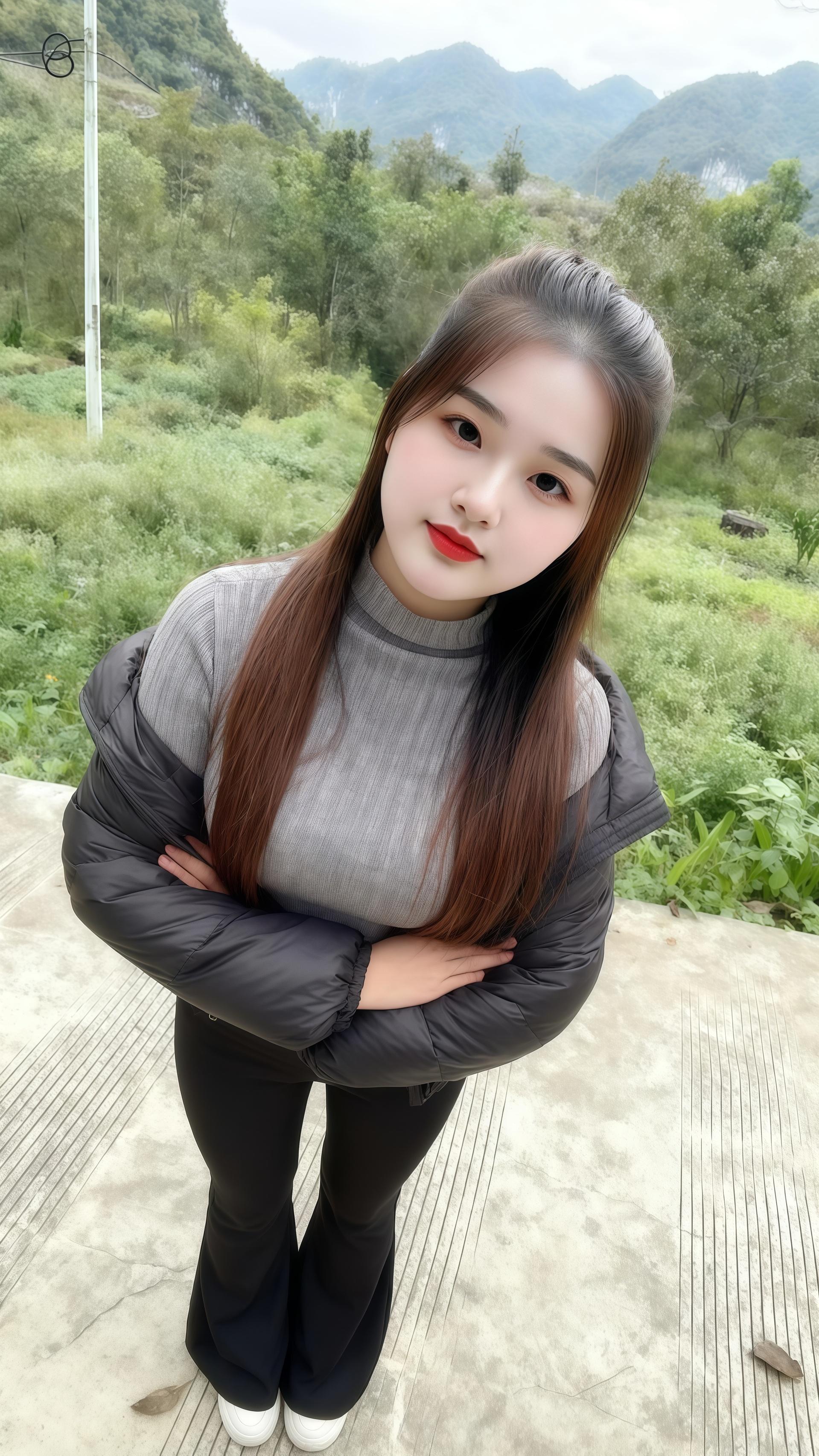我要上热们 好身材好气质 山里姑娘  换个视角看世界
