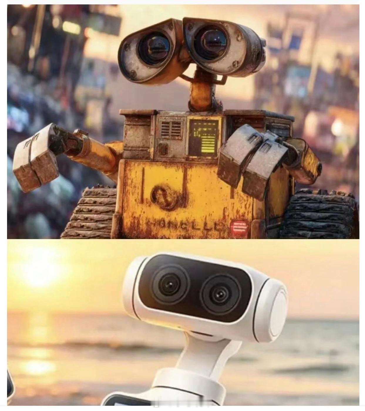 我的“瓦力”～圆梦童年梦想了！insta360luna 回头贴一个黄色机身，变身