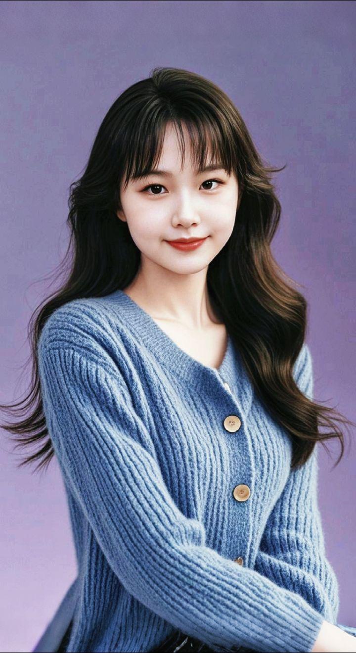 AI扩图 AI浅笑雅韵