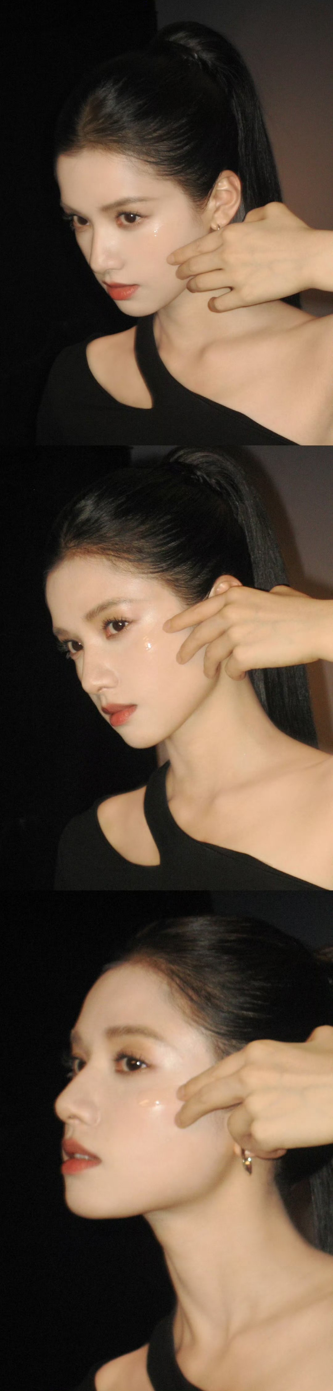 张婧仪高马尾侧颜张婧仪能量满格版这个高马尾侧颜，好完美的一颗头 ​​​