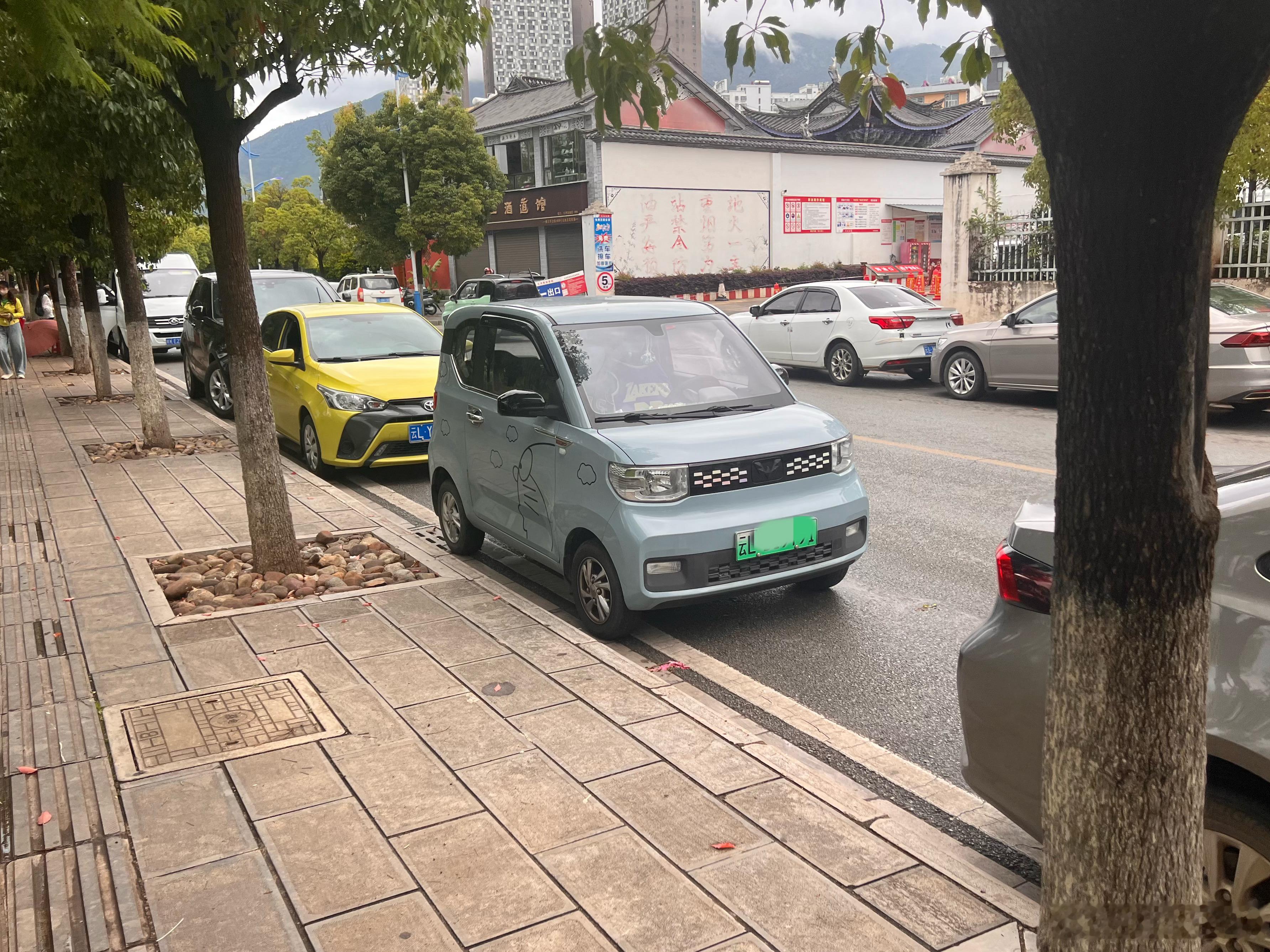 作为旅游城市，大理的车是很多样化的，而“剁椒鱼头”在里面格外惹眼——有比例奇特容