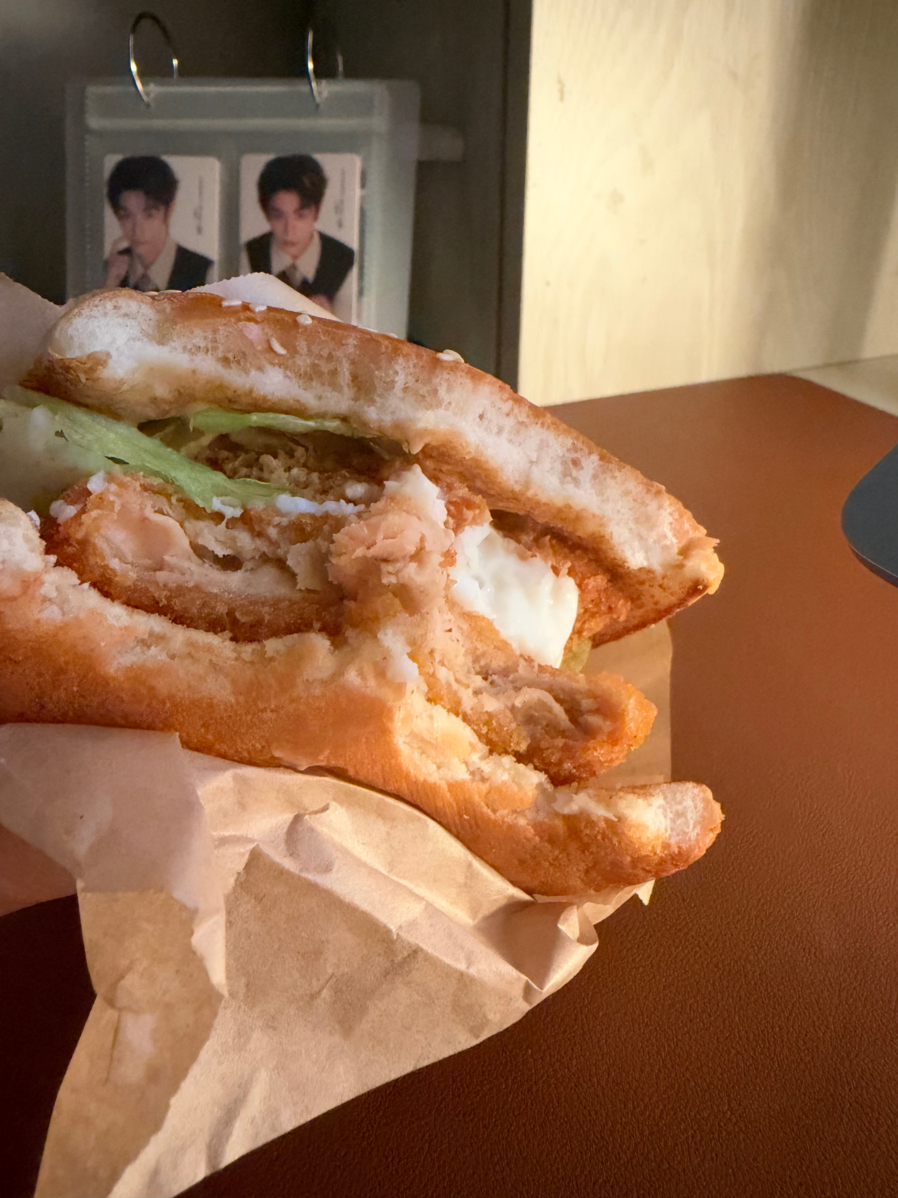 麦当劳🍔三文鱼双虾至尊月堡好吃 ​​​