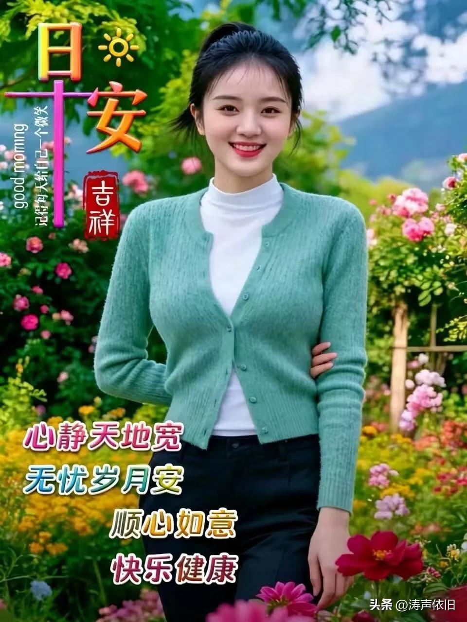 《鹧鸪天·共勉》

生活当归热爱人，
知足方得享清芬。
相交贵在常相惜，
身健源