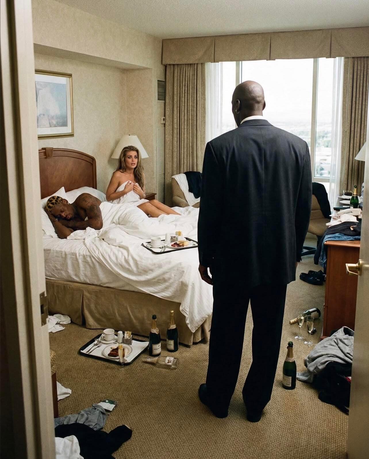 “ 别再睡了，大虫！起床打球了！”Image via ains 